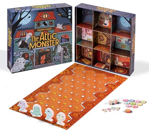 The Attic Monster | Family Board Game | Board Game for Adults and Family | Adventure Board Game | Ages 5+ | for 2 to 4 Players | Average Playtime 30 Minutes…