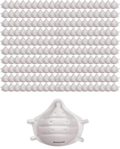 Honeywell Home N95 NIOSH-Approved Molded Cup Disposable Respirator Mask, 200-Pack (DC300N95)