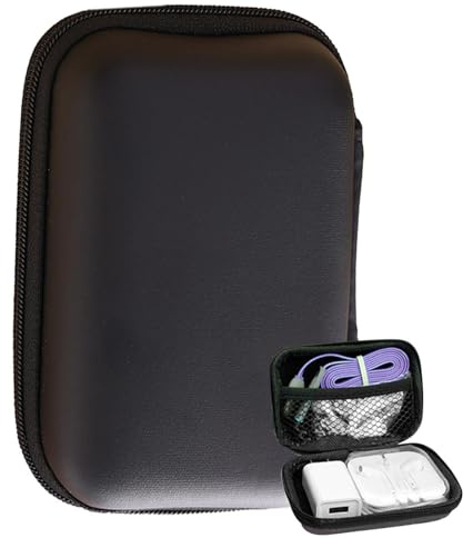 Tech Storage Bag for Earphone | Cable Organizer, Travel Electronics Organizer, Business Travel Gadget Bag