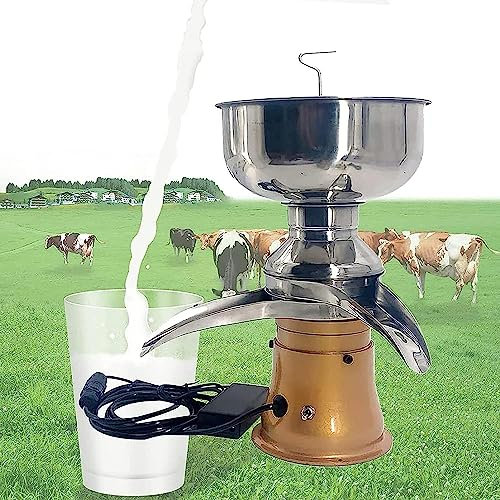 Professional Whipped Cream Dispenser Electric Cream Separator, 50L/H Kitchen Centrifuge, Butter Milkshake Separator, Milk Centrifugal Separator, Perfect for Dairy Farm Family