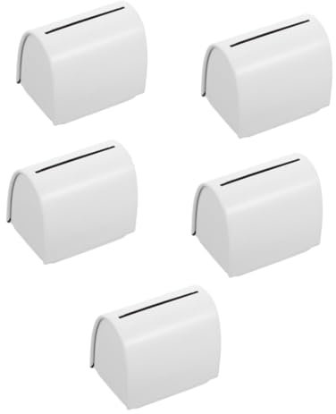 Didiseaon 5 Piezas soporte de cuchillas Organizador de cuchillas Estuche para de afeitar banco de hojas de afeitar aseo contenedor de caso de reciclaje de