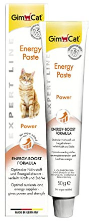 GimCat EXPERT LINE Energy Paste - Funktionaler Katzensnack als optimaler Nährstoff- und Energielieferant - 1 Tube (1 x 50 g)