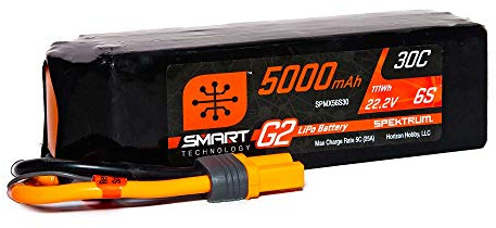 Spektrum 5000mAh 6S 22.2V SMART G2 30C IC5 SPMX56S30