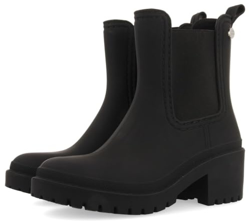 GIOSEPPO Botines de Agua Estilo botín Chelsea Negros para Mujer LESJA
