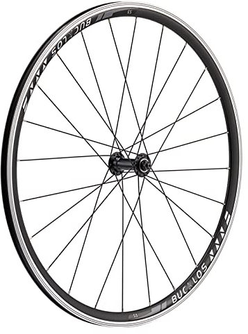 BUCKLOS Aluminum Alloy 700c Road Bike Wheelset, 30mm Depth 20mm Wide Quick Release Rim Brake Bike Wheels, Superlight Double Wall 24H Round Spokes Road