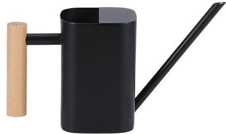 Adorable jarra de riego de acero inoxidable, jarra de riego de plantas de interior, de metal para interiores, boquilla larga de acero inoxidable, agua de flores, de balcón, jarra de