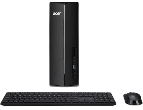 acer Aspire XC-1780 Desktop PC | Intel Core i5-13400 | 8GB RAM | 512GB SSD | Small Form Factor | Windows 11 Home | Black | WiFi 6E | Dual HDMI Ports | Intel UHD Graphics