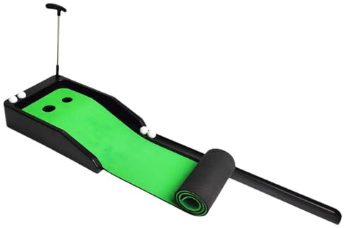 Mini-Golf Intérieur de Bureau Portable en Velours avec Fond en Caoutchouc | Jeux Multifonctionnels, D'entraînement Décoratifs avec Système