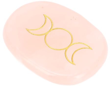 Jadestone Pierre de Soulagement de l'anxiété Pierre de Poche pour les Soucis Pierre Apaisante avec Pierre de Soucis Naturelle pour étudier la Vie Professionnelle, pour la