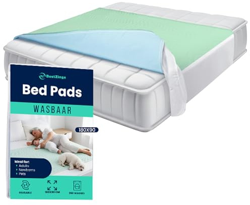 BestZings- Traverse letto anziani - Coprimaterasso rinfrescante matrimoniale - Coprimaterasso matrimoniale 180x200 - Copriletto impermeabile - coprimaterasso una piazza e mezza - Alato 90x180 Pack 1