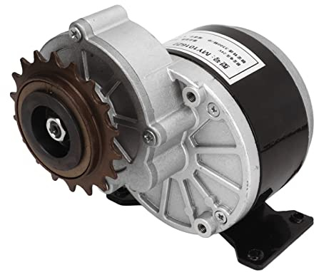 MechKit Växelmotor 24 V 250 W, 3 300 varv/min, hög vridning, borstreduceringsmotor med 18 tandad kedjehjul för elcykel, motorcykel, skoter, fyrhjulingar