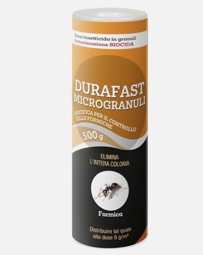 Vebi Durafast Microgranuli, Esca Insetticida in Granuli per Formiche, 500g