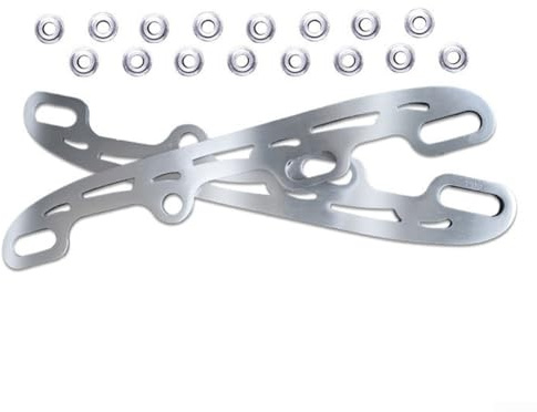 Eawfgtuw Lama da ghiaccio in acciaio inox per pattini a rotelle, pattini in linea, kit di conversione per pattini da ghiaccio da donna (argento grande)