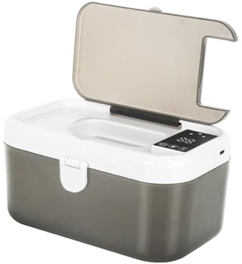 Scalda salviette umidificate per bambini - Dispenser scalda panni portatile da viaggio Ricarica USB, Illuminazione LED delicata Riscaldamento confortevole e uniforme | Piacevole cura del bambino per i