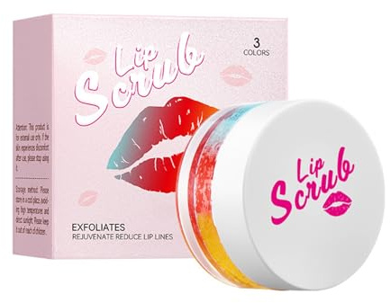 Scrub Labbra Con Cristalli Di Zucchero, Idratazione Per Labbra Morbide E Lisce, Cura Prolungata Contro Secchezza E Desquamazione, Esfoliazione Delicata Per Una Sensazione Luminosa E Levigata