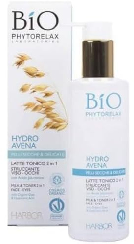 HARBOR Hydro Leche De Avena Tonic 2 En 1 Limpiar La Cara Ante Los Ojos 200 Ml