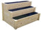 WESTMANN Hochbeet Anna aus Holz | 120x76x64 cm Natur | Kräuterbeet für Garten & Terrasse | Holzhochbeet zum Bepflanzen von Gemüse & Kräutern