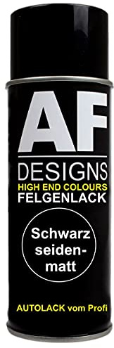 Alex Flittner Designs Pintura de Llantas Negro Satinado Pintura Spray Llanta Laca Matter Laca Spray