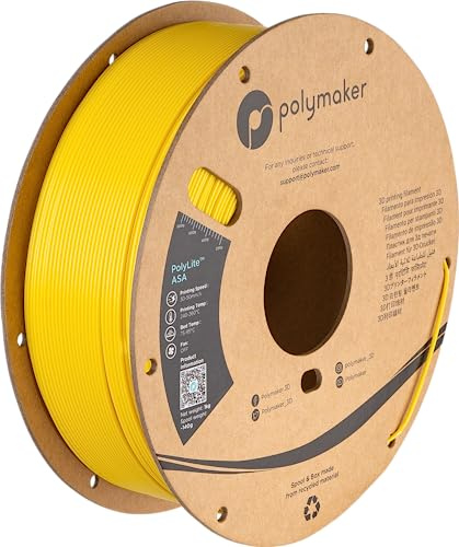 Polymaker PF01031 Yellow Filament ASA UV-beständig, witterungsbeständig, hitzebeständig, schlagfe