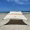 Neso Gigante – Tragbares Strandzelt – ideal zum Genießen mit Familie und Freunden – UPF 50+, wasserabweisend und leicht – Regenbogen, 3,9 x 3,9 m
