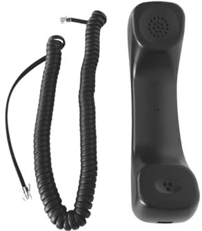 The VoIP Lounge Replacement Handset Receiver with Curly Cord for Grandstream GXP21XX & GXP162X Series IP Phone