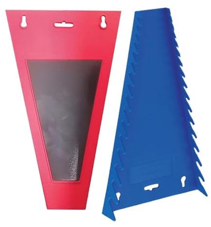 Raypontia Spanner Organiser, Wrench Holder Organizer - 1 Pair Magnetic Wrench Storage Rack for Wall | Tool Box Wrench Storage