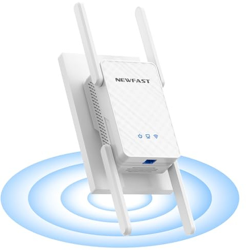 NEWFAST Répéteur WiFi Gigabit Repetiteur WiFi