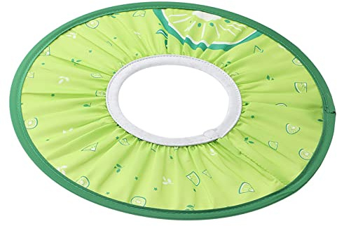 Riuulity Cuffia da Bagno per Bambini Brillante Cuffia da Shampoo Impermeabile per Bambini con Cartoni Animati Elastici per Doccia, Materiale Resistente, Adatta Ai (GREEN)