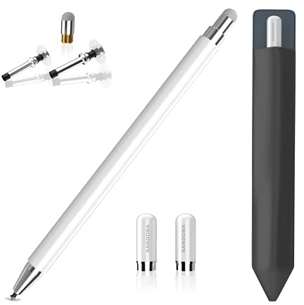Randora Stylus Pen for Touch Screen Stylus Pen for Ipad 2018-2023 Capacitive Pencil Universal Compatible with iPhone, Pro Air Android Microsoft surface tablet High Precision pen With Carry Case