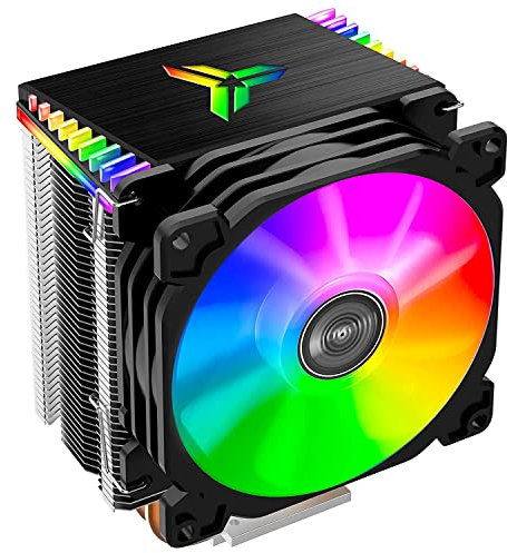 MR-CR1400 Raffreddatore CPU RGB, 4 Colpi di Calore, Ventola da 126 mm, Fan PWM Rimovibili da 92 mm, Fins Bending, Illuminazione a 4 Pin per AMD Ryzen/Intel LGA 1700 115X