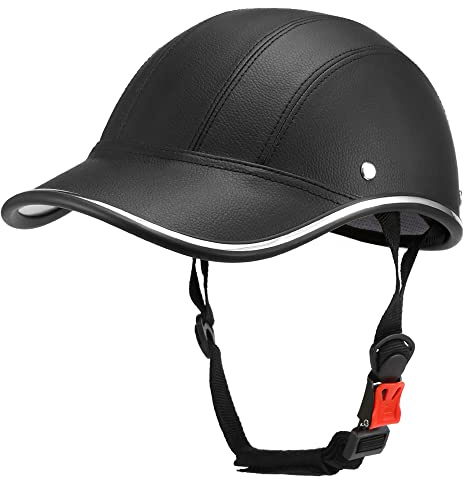 Fesjoy Casque de Cyclisme,Sports de Plein Air Cyclisme Casque de Sécurité Chapeau Casquette de Baseball pour Moto Scooter