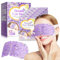IFUDOIT Steam Eye Mask 12 Packs,Lavender Self Heating Eye Mask,SPA Warm Eye Mask,Disposable Heated Sleep Eye Mask for Dry Eyes,Dark Circles,Puffy Eyes,Puffiness,Relief Stress Eye Fatigue,Migraine