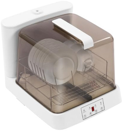 Zalydala Mini lave-vaisselle, lave-vaisselle portable, lave-vaisselle de camping, buse rotative à 360°, plusieurs modes de nettoyage, réservoir d'eau 1,59 g, chambres et camping-cars