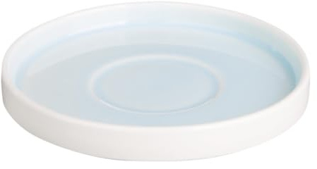 Olympia Fondant Saucers Aqua 155mm 6 Pack - Cappuccino, Coffee Saucer Dish Set Tableware Cup Plate CU187