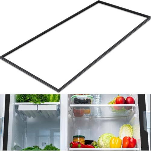 AWFOM Universal Türdichtung Magnetdichtung Dichtung Kühlschrankdichtung Gefrierteiltürdichtung Für Kühlschrank Gefrierteil Ersatzteil Ersetzt,Schwarz