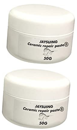 PartyKindom 2 Pièces Glue De Réparation De Carreaux Adhésif Colle De Carreaux Carrelage Tuile Pâte à Fissures Pour Carreaux Colle De Réparation Pour Céramique Blanche Plastique