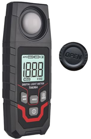 Luxmètre haute précision pour une mesure professionnelle de l'intensité de la lumière, lecture fiable de l'intensité lumineuse, transfert de données facile