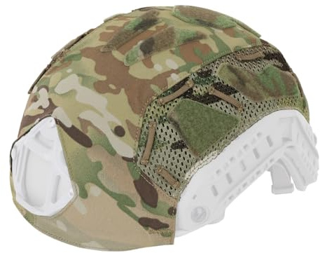 Krydex - Funda táctica para casco rápido, talla M, L, XL, casco marítimo, airsoft, paintball (MC, L)