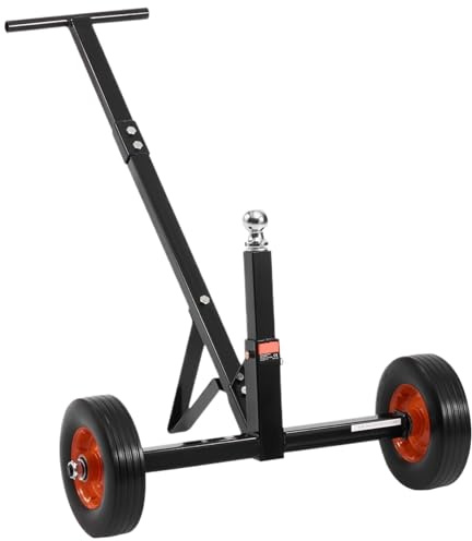 SHENJMAI Chariot pour remorque de Kayak Remorque à Timon de 600 LB avec Hauteur réglable 16,5 22 po et Boule d'attelage 1-7/8, déplace-Bateau en Acier for déplacer Les Voitures véhicules récréatifs