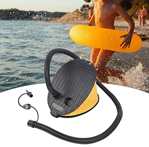 Fotpump - Bärbar pump med hög volympump Luftpump - Bälg Fotluftpump för simringar