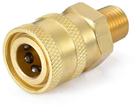 Sprayvattenanslutning 1/4 NPT Internt Thread Brass Slang Snabbkopplingskontakt, används för pneumatiska tillbehör med högtryckstvättare