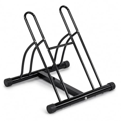 Oypla Double Heavy Duty Bicycle Floor Parking Stand Holder Storage Rack