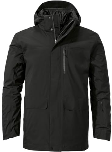 Schöffel Homme Barth 3in1 Parka, Noir, 52