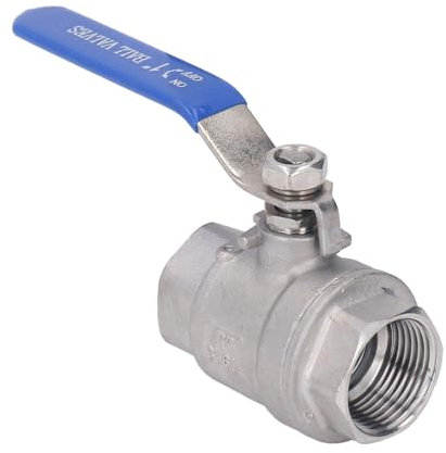 Vanne à bille pour eau, valve à bille à passage total DN25, 2 pièces, installation simple pour vapeur