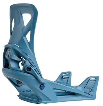 Burton - Fijaciones de snowboard Step on Re:Flex Bluestone para hombre, talla M, color azul