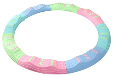 wisoolkic Poutre d'équilibre ondulée pour Enfants, Jouet d'apprentissage préscolaire, Planche d'équilibre Tactile Circulaire