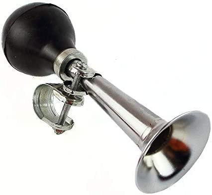 Fahrradglocke Glocke Fahrradklingel Fahrradhupe aus Metall (Hupe-Metall03) (in Silber)