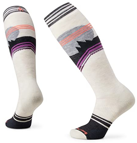 Smartwool Women's Snowboard Full Cushion Moon Energy OTC Socks, Calzini da snowboard da donna con cuscino completo Moon Energy OTC Donna, Moonbeam,
