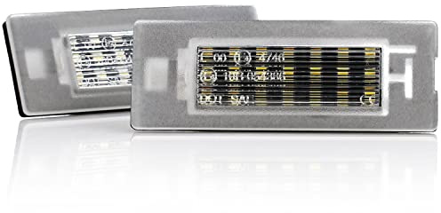 LIGHTDELUX LED registreringsskyltbelysning registreringsskyltbelysning Canbus Plug & Play ersättning för Fiat Panda MK3, MK4 V-03441901
