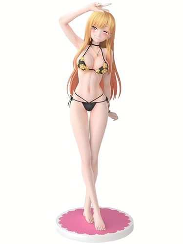 Tongyundacheng Kitagawa Marin Figure, 23 cm My Dress-Up Darling Anime Figura Ragazza Costume Da Bagno In Piedi Figurine Modello Statua Decorazione Desktop Ornamento per i Fan